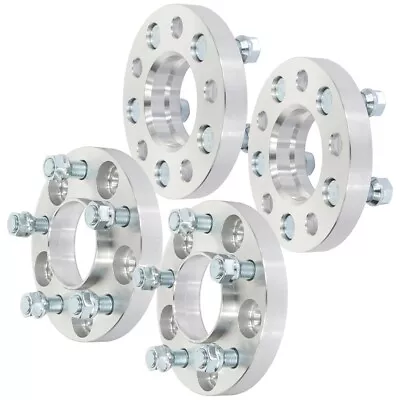 4pcs 20mm 5x4.5 14x1.5 Studs Wheel Spacers Silver For Ford Mustang 2015-2018 • $46.54