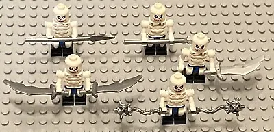 LEGO Skeleton Warrior Minifigures Lot 5 NEW Monsters Ninjago Minifigs Krazi Guys • $33.86