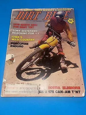 Dirt Bike Magazine November 1974-maico 1975 250-porcupine Enduro-125 Honda • $29.99