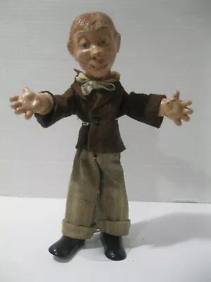 Vintage IDEAL Mortimer Snerd Composition Doll With Original Outfit & Stand 1938 • $75