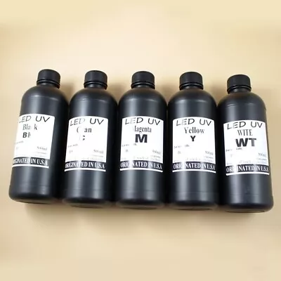 250ML*5 LED Hard Lnk And Soft Lnk For Epson 1390 1400 1430  R290 R330 UV Printer • $230