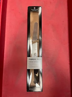 Victorinox Fibrox 10.25  Curved Bread Knife With Serrated Blade Brand New Commer • $46.80
