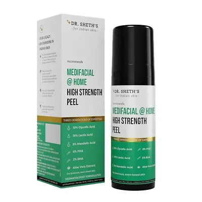 Dr. Sheth's Exfoliating Medifacial @ Home High Strength Peel 30 Ml AHA BHA Peel • $16.70