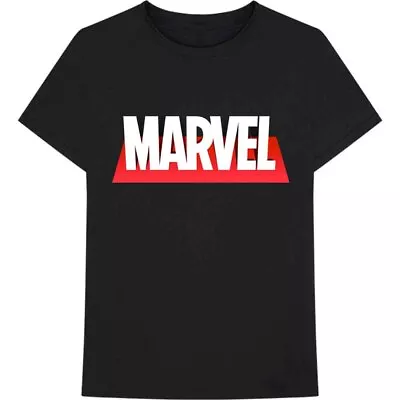 Black Marvel Comics Out The Box Logo Official Tee T-Shirt Mens Unisex • £15.99