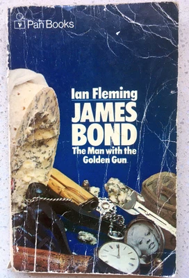 $15 • Buy James Bond The Man With The Golden Gun Pan PB, 1970's Ian Fleming FREE POST