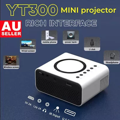 $56.99 • Buy Portable LED Mini Projector For Iphone Adroid Phones Support 1080P Video