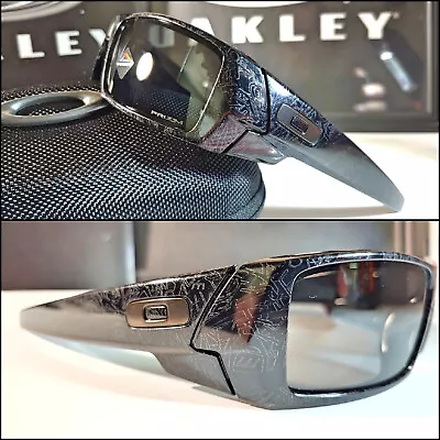 Oakley Gascan ~ Polished Ghost Text W PRIZM™ Black Lenses & Clam Case + USA Bag • $249