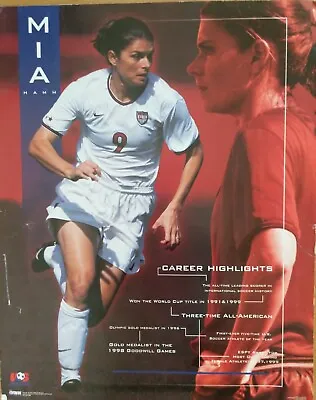 VTG Sports Poster Mia Hamm Soccer 16x20 Poster Vintage Socker *READ • $17