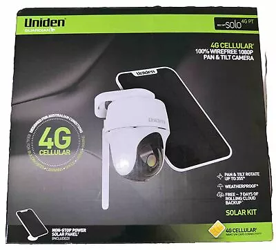 Uniden AppCam Solo 4G 2K Pan Tilt Solar Kit - New • $629