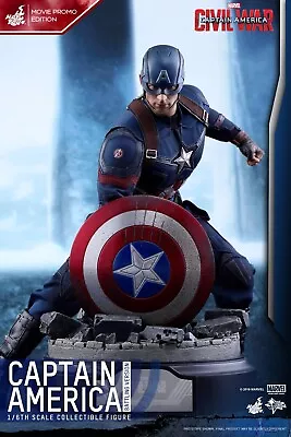 Hot Toys MMS360 Captain America Civil War Battling Version Exclusive Movie Promo • $650