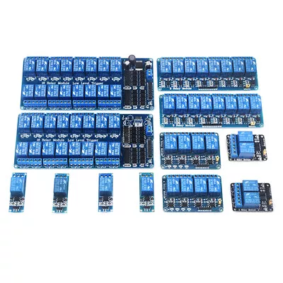 1 2 4 8 16 Channels Relay Board Module High/Low Level 5V 12V For AVR ARM • $8.53