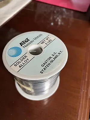 Nassau AT 7076 WW Rosin Solder 5 Pound Spool .070  • $299