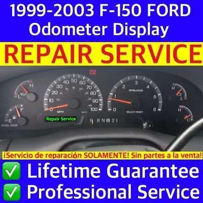 2002 Ford F150 Expedition F-150 Odometer Cluster Repair Service 99 00 01 02 03 • $53.99