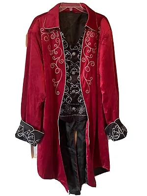 Men’s Steampunk Tailcoat Victorian Jacket Halloween Costume 2XL • $40