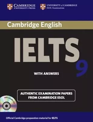 Cambridge IELTS 9 Self-study Pack (Student's Book With Answ... By Cambridge ESOL • £11.99