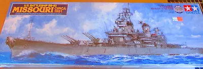 Tamiya 78029 1/350 USS Battleship BB-63 Missouri 1991 W/photo Etch Parts WRAPPED • $170