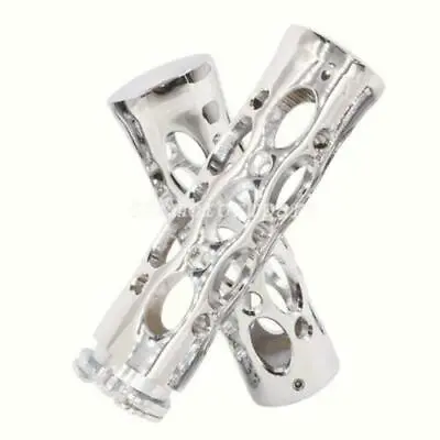 $27.22 • Buy Motorcycle Chrome Hollow Out Hand Grips 1  For Yamaha V Star 650 XVS650A Classic
