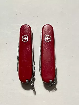 Lot Of 2 Victorinox Swiss Army Knives - Camper - Super Tinker • $24.99