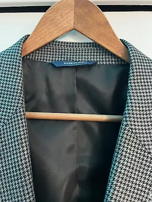 CROFT & BARROW Men’s 50R Blazer Black 2-Button Sport Coat Jacket FAST SHIPPING • $21.99