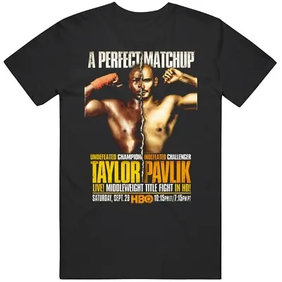 Taylor Vs Pavlik Boxing Lover Middleweight Fight V2 T Shirt • $19.99