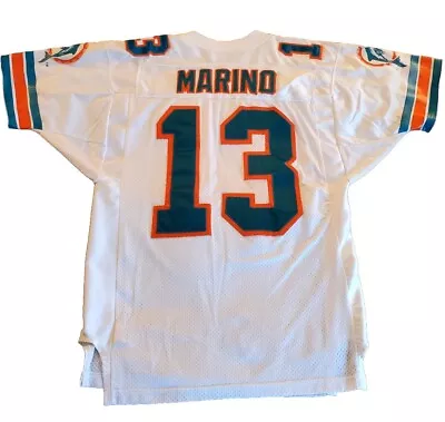 Vintage 1994 Wilson DAN MARINO MIAMI DOLPHINS NFL Pro Line Authentic JERSEY 46 • $250