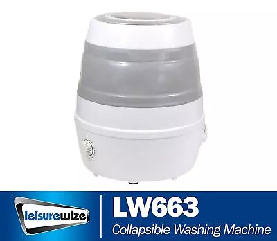 Portable Collapsible Washing Machine 230v Mains Camping Caravan Motorhome • £87.94