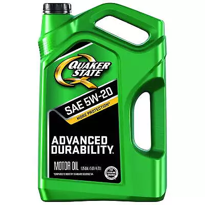 Quaker State Premium Advanced Motor Oil Synthetic Blend Motor Oil 5W-20 5-Quart • $22.55