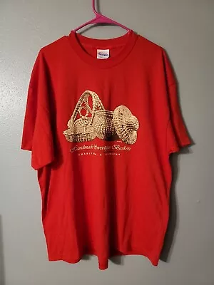 $35.41 • Buy Hanes Heavyweight 50/50 Vintage Red T Shirt Size XL Charleston SC Graphic