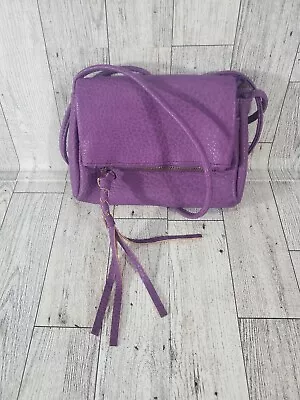 Mossimo Purple Womens Crossbody Purse Faux Leather XS Flip Over • $10.46