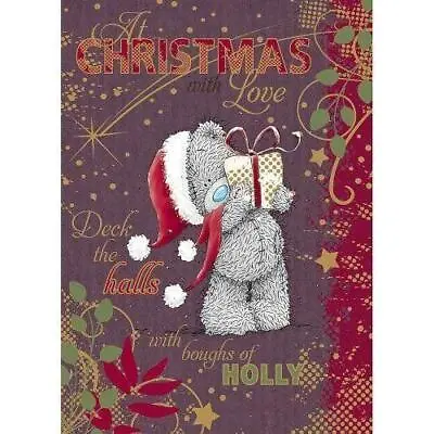 £2.99 • Buy Tatty Teddy Holding Present Me To You Bear Christmas Greetings Card New Gift
