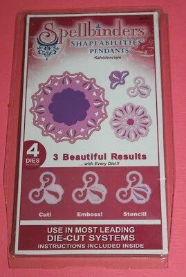 $9.95 • Buy Spellbinders Shapeabilities Pendants Kaleidoscope Craft Cutting Dies S4-207