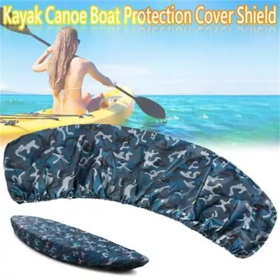 Kayaking Accessories Kayak Storage Cover Boat Cover Solar Resistant Dust Cover • £14.81