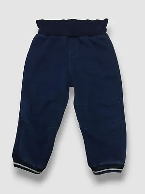 $20 Mayoral Newborn Baby Boy's Blue Cotton Sweat Pants Size 12M • $6.38