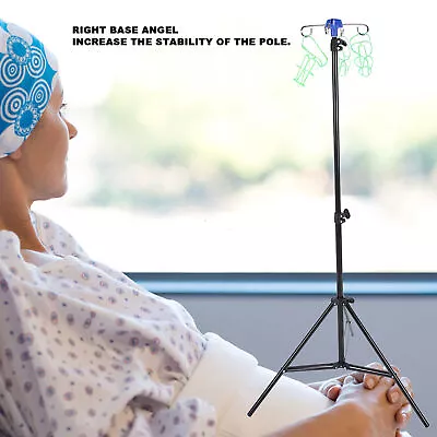 $42.10 • Buy Iv Pole Drip Bag Stand Intravenous Foldable Pole Stand For Clinic Home Care Set
