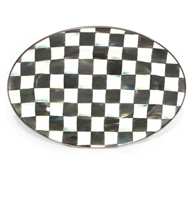 Mackenzie Childs Courtly Check Oval Platter - Small • $128