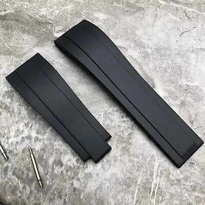 £20 • Buy Aftermarket 20mm Black Silicone Rubber Watch Strap Band For Rolex OYSTERFLEX