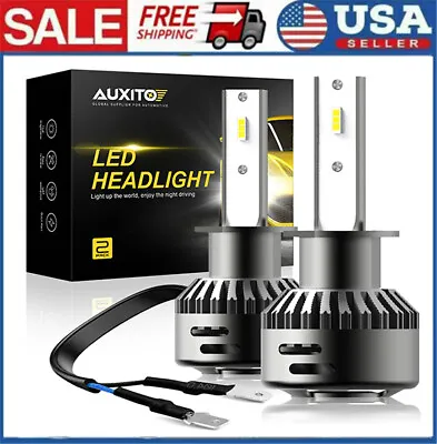 AUXITO Super White H1 LED Headlight Bulb Conversion Kit High Low Beam Lamp 6500K • $20.89