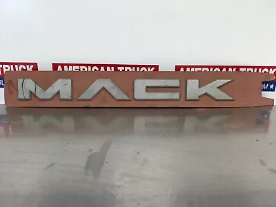 Mack Bumper Bezel Logo Red Silver Logo  • $80