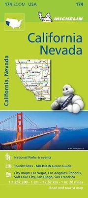 £7.74 • Buy California Nevada - Zoom Map 174: Map (Michelin Zoom Maps, 174)