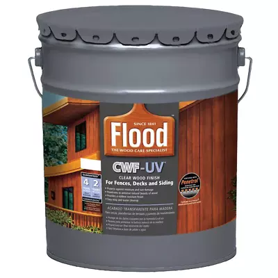 5 Gal Clear CWF-UV Exterior Outdoor Wood Protective Acrylic/Oil Resin Anti-UV • $139.99