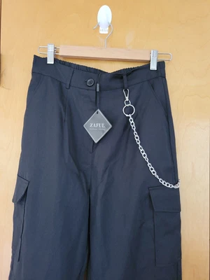 $10.40 • Buy Zaful Womens High Waisted Solid Jogger Cargo Pants Size XL New With Tags