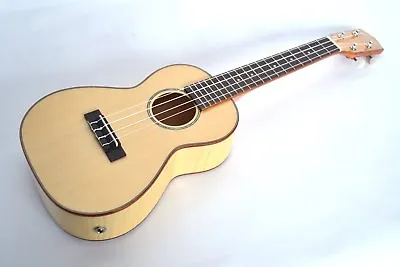 Concert Ukulele Electro Acoustic Solid Top Flame Maple Body By Clearwater • $107.36