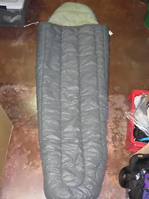 Vintage Slumberjack Glacier 3-1/2 Synthetic Fill Sleeping Bag - Grey - Left Zip • $29.97