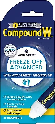 $15.30 • Buy Compound W Freeze Off Advanced Wart Remover With Accu-Freeze, Multicolor, 1...