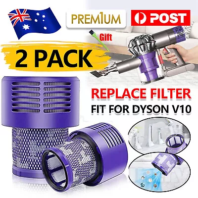 For Dyson Cyclone V10 Cordless Series Post Motor HEPA Filter 2PCS NCZ • $16.52