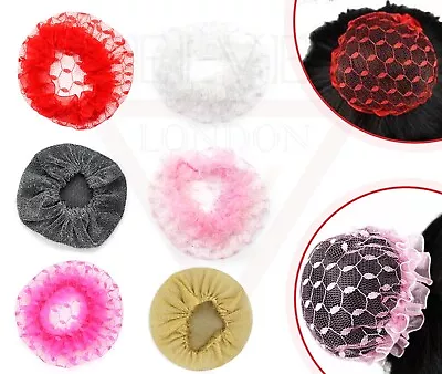 Hair Net Snood Hair Elastic Hair Snood Hair Bun Cover Girls Hair Styling Net • £3.75