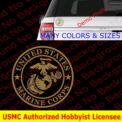 USMC Vinyl Die Cut Decal EGA United States Marine Corps Marines Semper Fi AY047 • $4.25