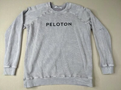 $25.99 • Buy PELOTON Classic Crewneck Sweatshirt Gray Size S 