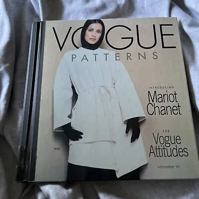 Vogue Attitudes Patterns Catalog November 1995 Large Store Counter Book • $99.99