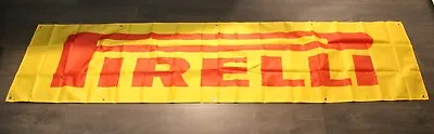 Pirelli Tires Banner Flag Big 2x8 Feet Racing Tire Shop Auto Car Mechanic 97 • $14.97